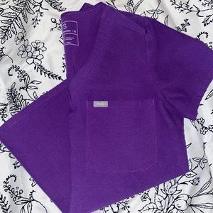 Figs Ultra Violet Catarina Top
